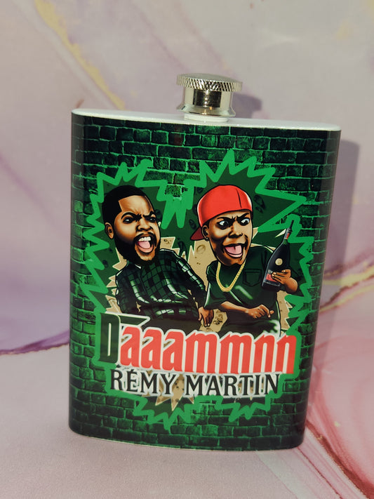 8oz Damn Remy Flask