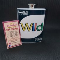 8oz Wild Card Flask