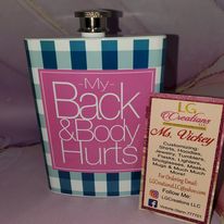 8oz Back and Body Hurts Flask