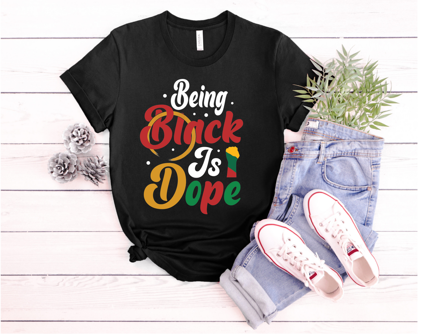 Being Black Is Dope T-shirt